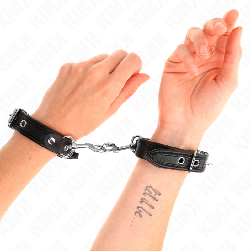 Bracelet de poignet réglable noir clouté — KINK WRIST RESTRAINT