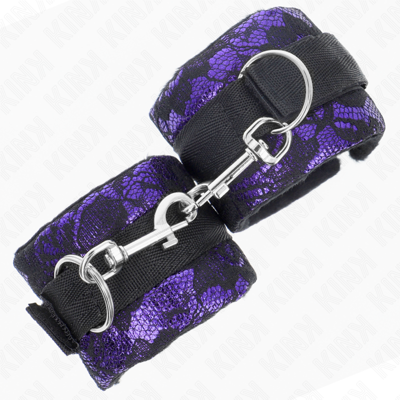 Esposas de muñeca de terciopelo encaje y nylon — KINK WRIST RESTRAINT