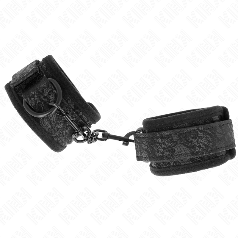 Manette in Neoprene e Pizzo Nero — KINK WRIST RESTRAINT