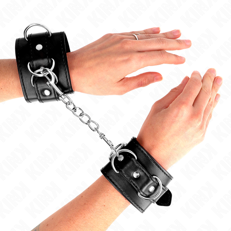 Poignets ajustables noirs (lot de 3) — KINK WRIST RESTRAINT