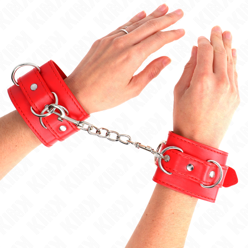 Lot de 3 poignets ajustables rouge — KINK WRIST RESTRAINT