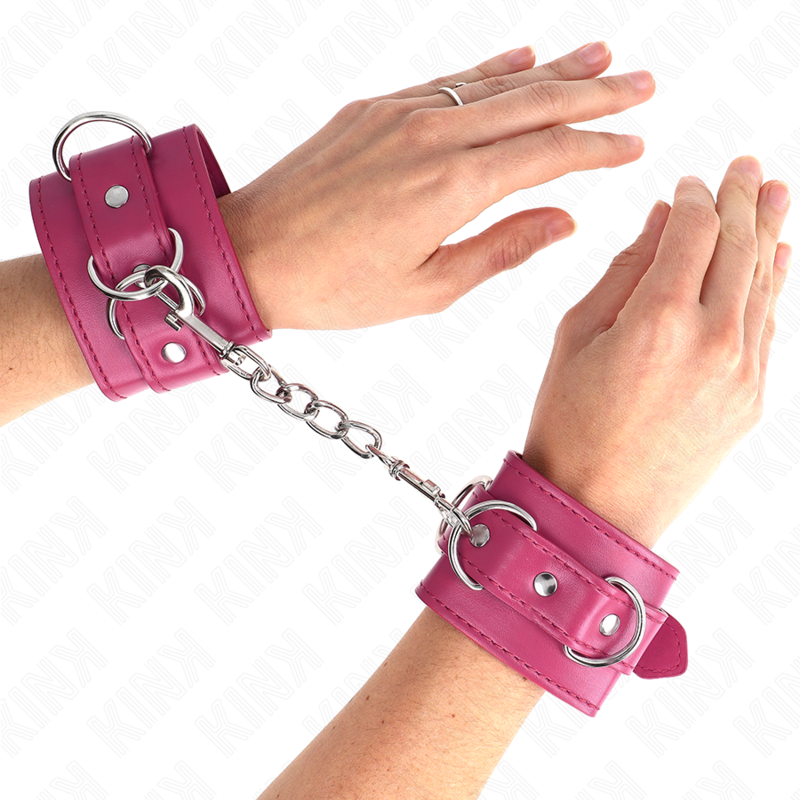 Lot de 3 poignets ajustables rose 17,5-25 cm — KINK WRIST RESTRAINT