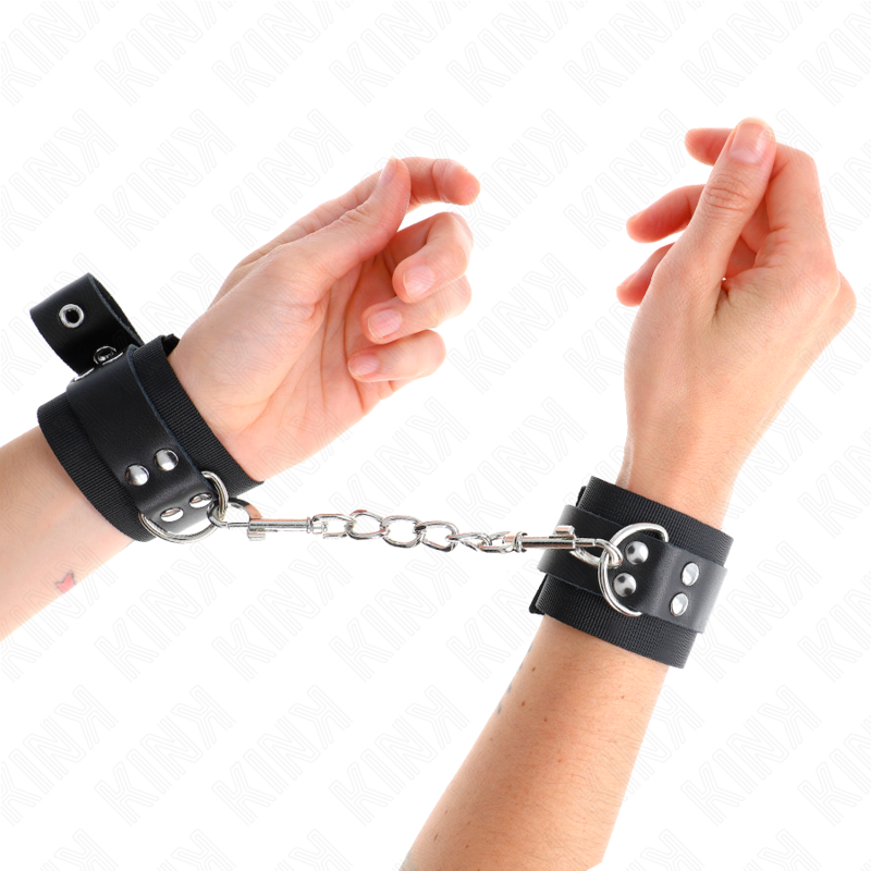Appui-poignets en nylon et cuir ajustables — KINK WRIST RESTRAINT