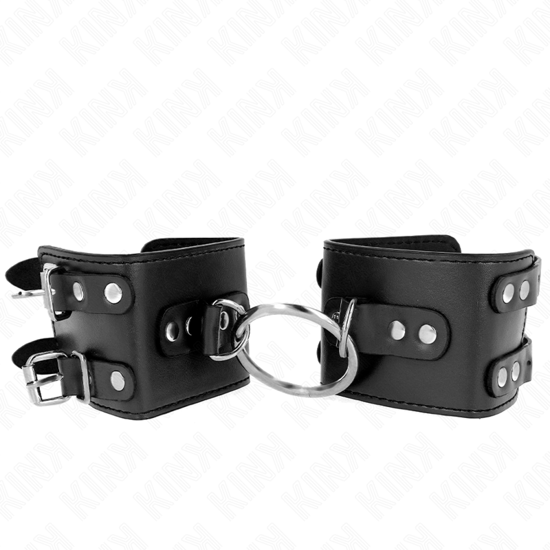 Appui-poignets fixes avec anneau et clous réglables — KINK WRIST RESTRAINT
