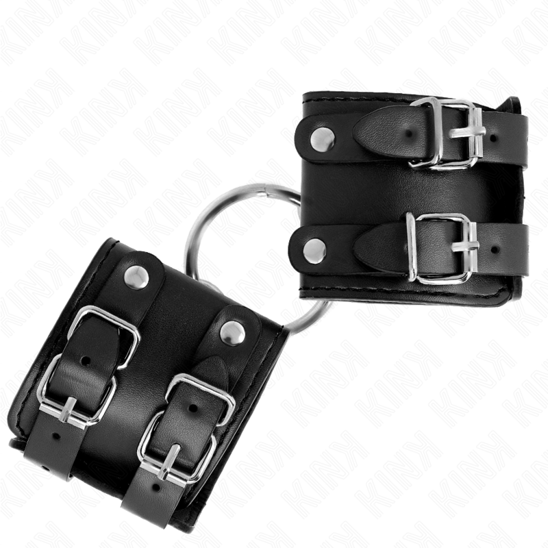 Appui-poignets fixes avec anneau et clous réglables — KINK WRIST RESTRAINT