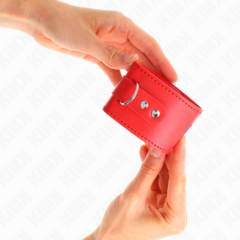 Appui-poignets ajustable rouge avec cadenas — KINK WRIST RESTRAINT