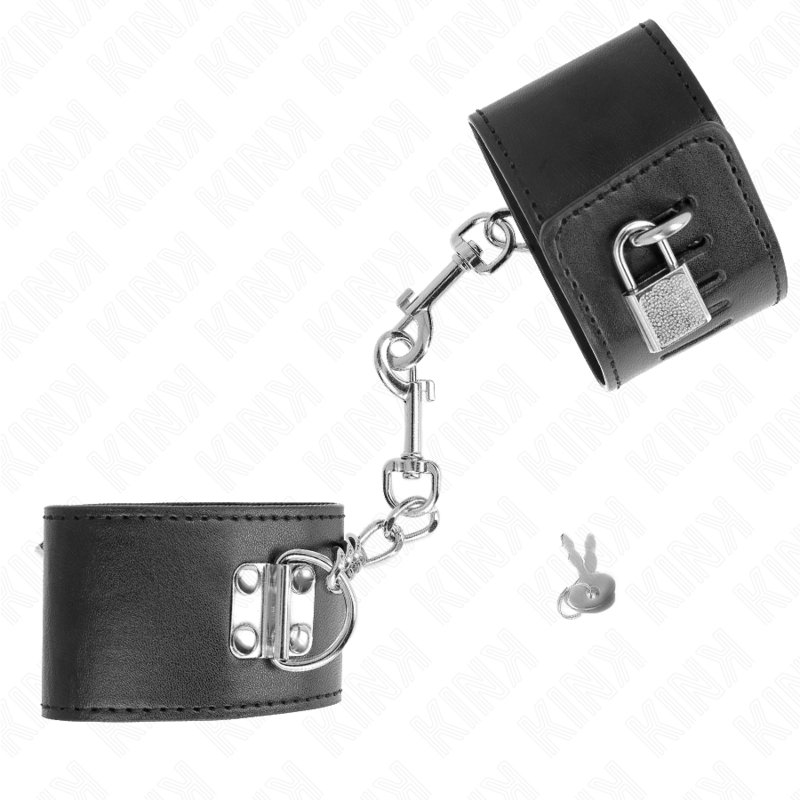 Appui-poignets ajustable à cadenas noir — KINK WRIST RESTRAINT
