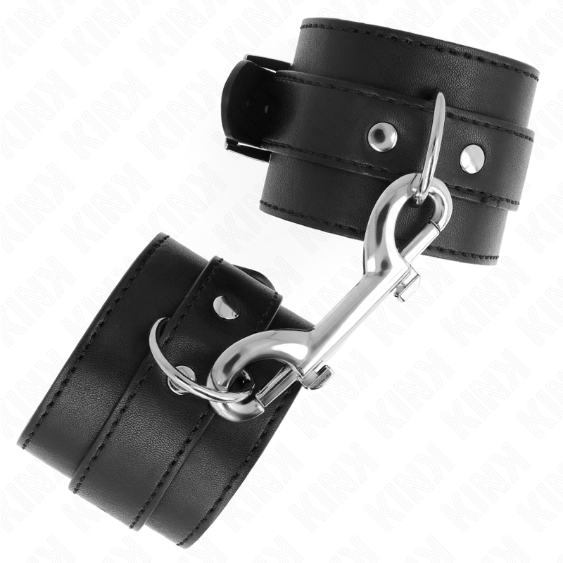 Entrave poignet ajustable à boucle et rivets noirs — KINK WRIST RESTRAINT
