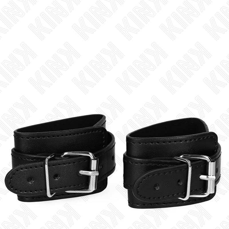 Poignets verrouillables réglables noir dungeon — KINK WRIST RESTRAINT