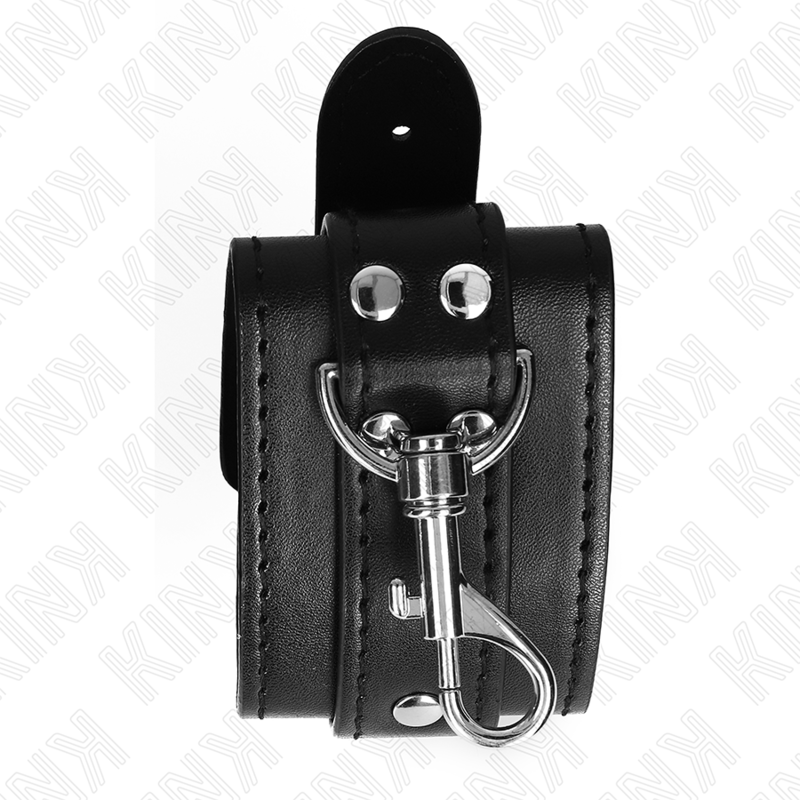 Poignets verrouillables réglables noir dungeon — KINK WRIST RESTRAINT
