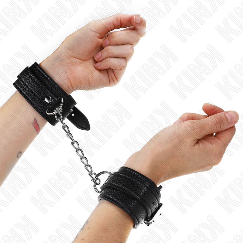 Appui-poignets ajustable motif serpent noir — KINK WRIST RESTRAINT