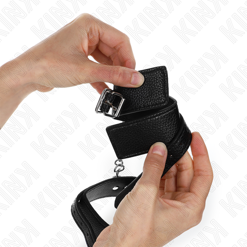 Appui-poignets ajustable motif serpent noir — KINK WRIST RESTRAINT