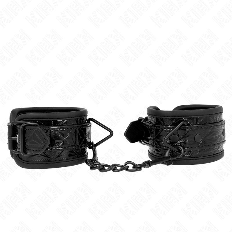 Appui-poignets ajustables motif diamant noir — KINK WRIST RESTRAINT