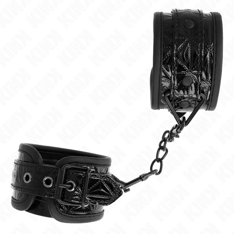 Appui-poignets ajustables motif diamant noir — KINK WRIST RESTRAINT