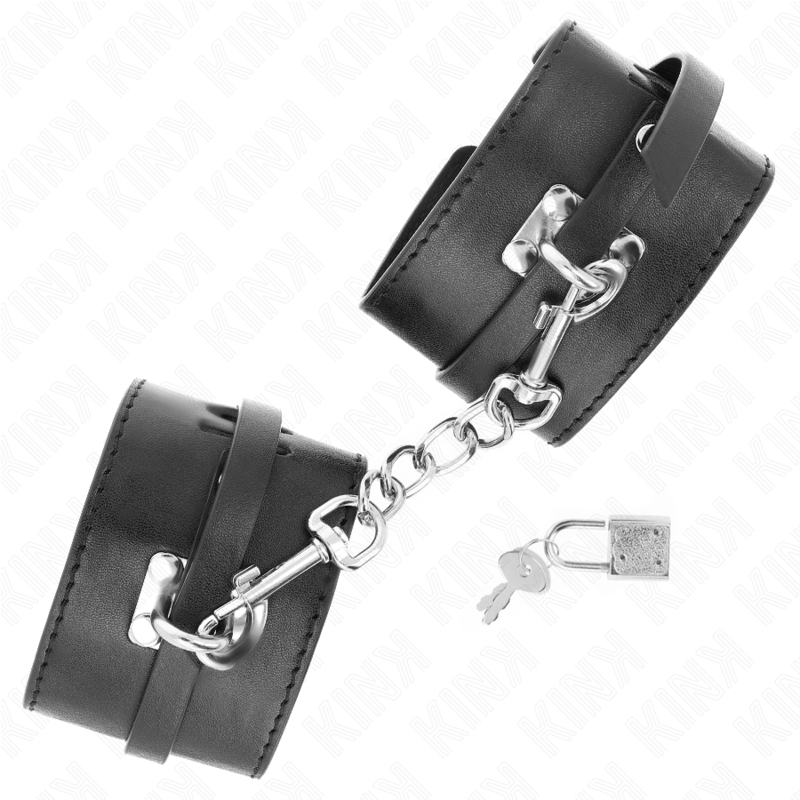 Poignets verrouillables deluxe ajustables noir — KINK WRIST RESTRAINT