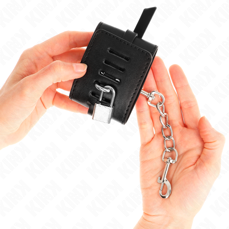 Poignets verrouillables deluxe ajustables noir — KINK WRIST RESTRAINT