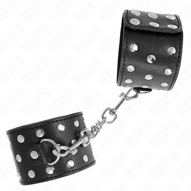 Menottes poignets réglables style punk — KINK WRIST RESTRAINT