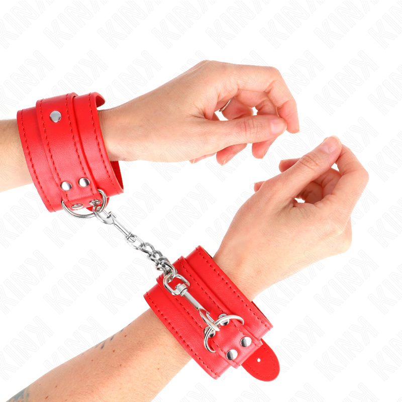 Poignets simples ajustables rouge — KINK WRIST RESTRAINT