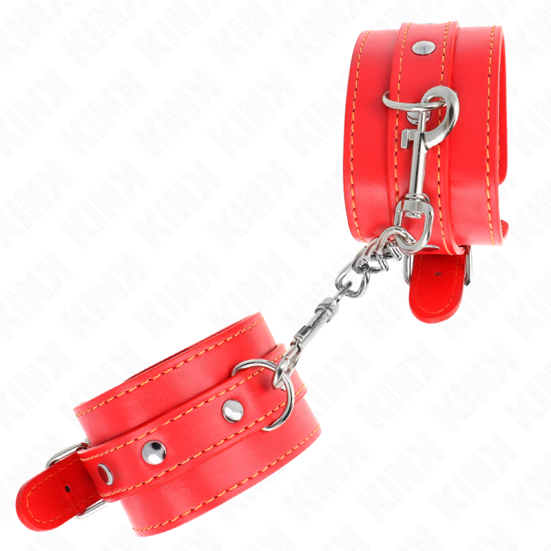 Poignets de contention ajustables fins rouge — KINK WRIST RESTRAINT