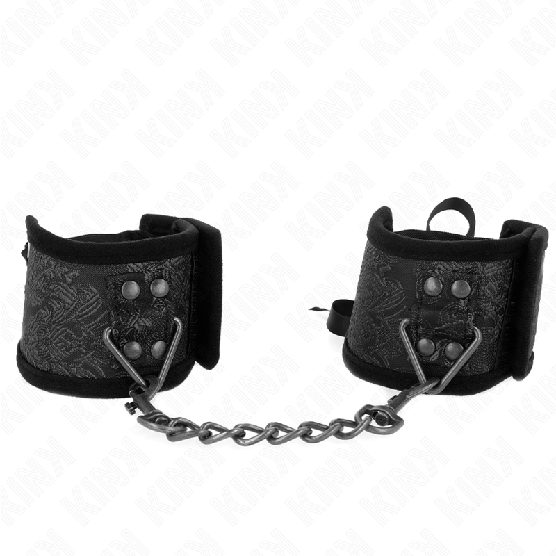 Menottes poignets dentelle noire — KINK WRIST RESTRAINT