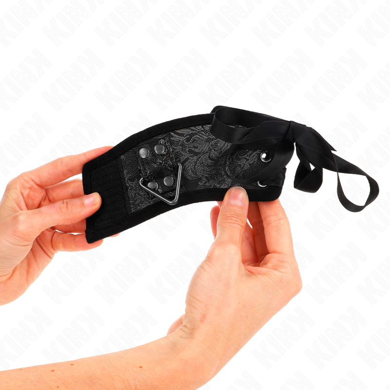 Menottes poignets dentelle noire — KINK WRIST RESTRAINT