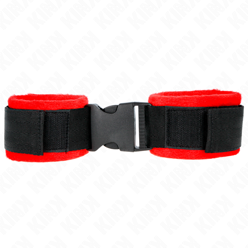 Adjustable Black Nylon Wrist Cuffs with Buckle & Hook — KINK WRIST RESTRAINT
