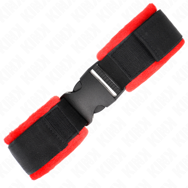 Adjustable Black Nylon Wrist Cuffs with Buckle & Hook — KINK WRIST RESTRAINT