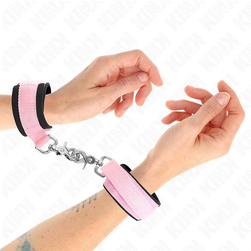Appui-poignets réglables en néoprène rose 22-34 cm — KINK WRIST RESTRAINT