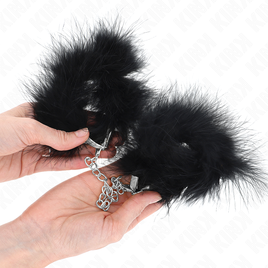 Manchettes mini plume luxueuses — KINK WRIST RESTRAINT