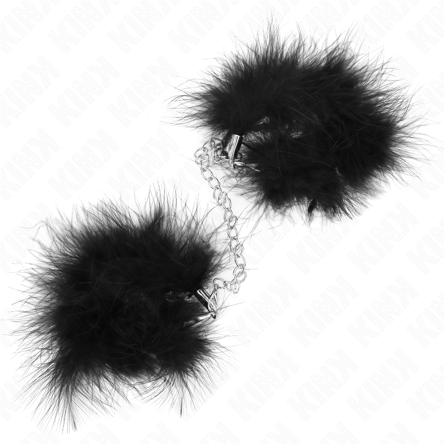 Manchettes mini plume luxueuses — KINK WRIST RESTRAINT