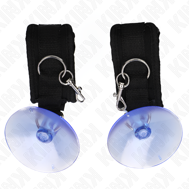 Appui-poignets à ventouse réglables noir — KINK WRIST RESTRAINT