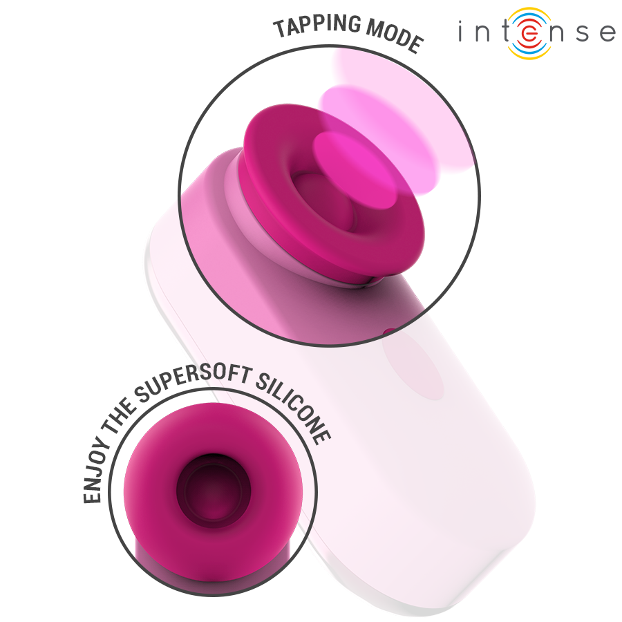 Stimulateur clitoridien tapotant rose — INTENSE FUN TOYS