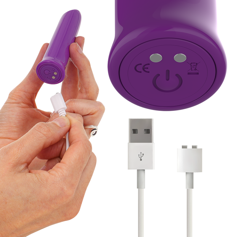 Stimulateur clitoridien vibrant violet — INTENSE FUN TOYS