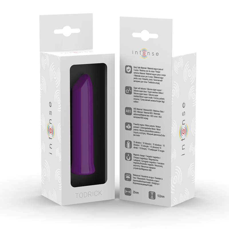 Stimulateur clitoridien vibrant violet — INTENSE FUN TOYS