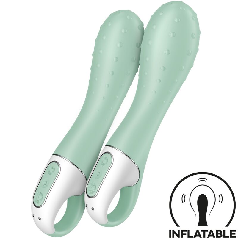 Vibrateur gonflable point G avec picots — SATISFYER