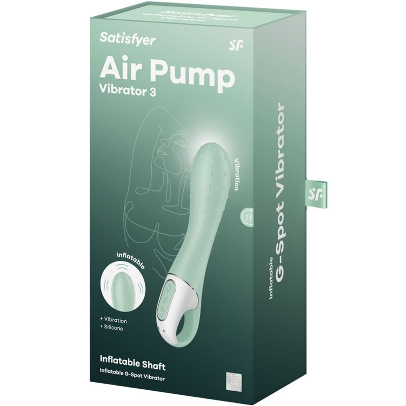 Vibrateur gonflable point G avec picots — SATISFYER