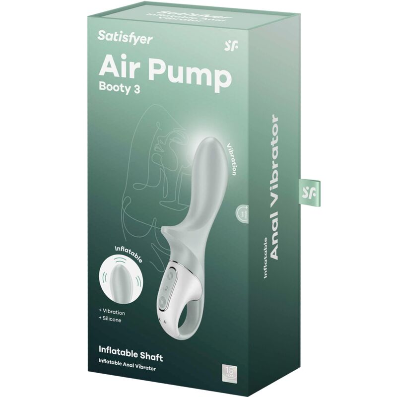 Vibromasseur anal gonflable Air Pump Booty 3 — SATISFYER VIBRATOR