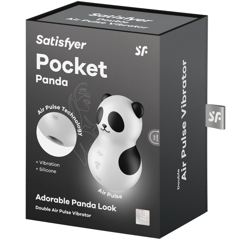 Stimulateur à impulsion d'air vibrant pocket panda — SATISFYER AIR PULSE