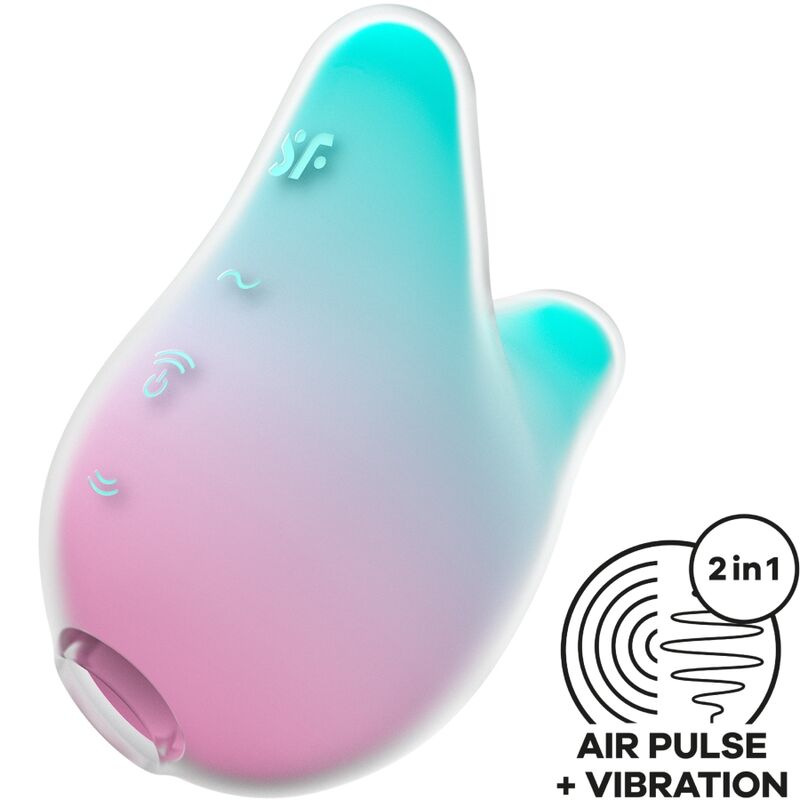 Stimulateur clitoridien à air pulse et vibrations — SATISFYER AIR PULSE