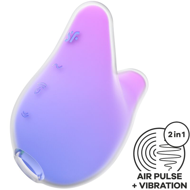 Vibromasseur sirène à impulsion d'air double stimulation — SATISFYER AIR PULSE