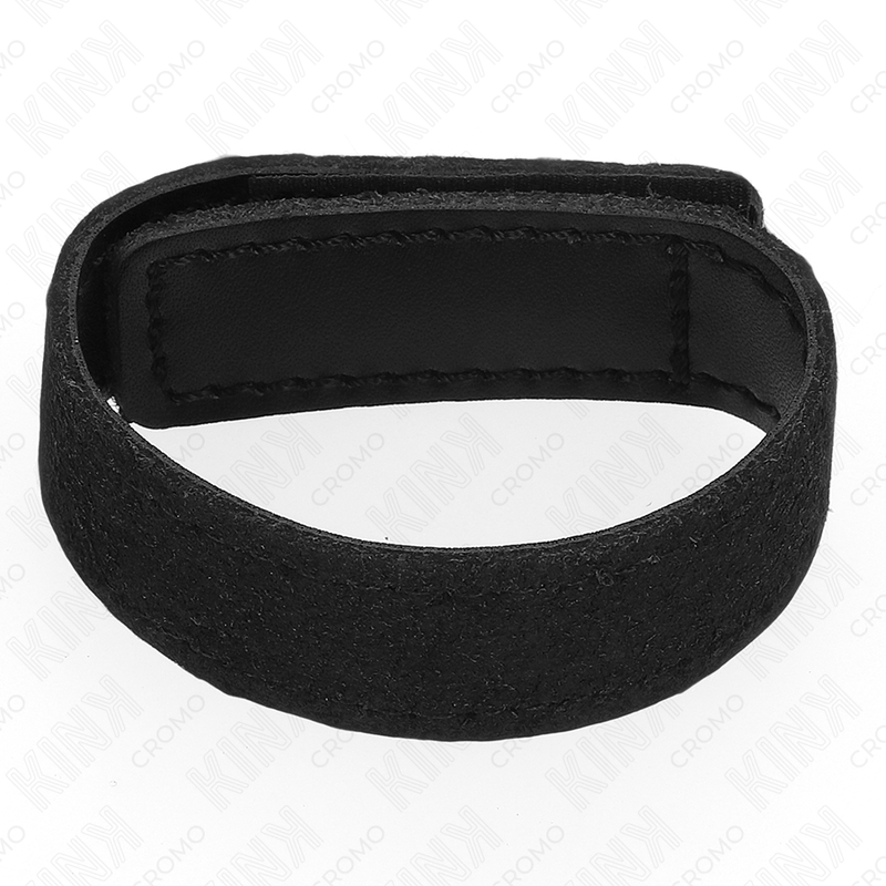 Bague pénienne en cuir ajustable avec fermeture velcro 20 x 2 cm — KINK RING POWER