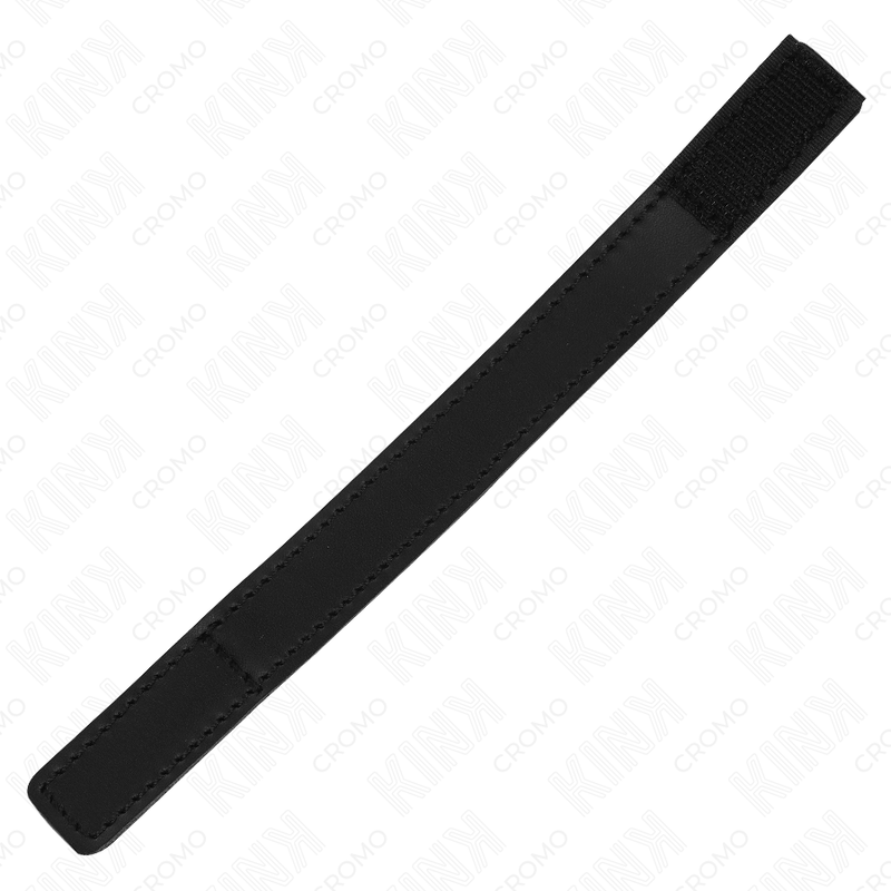 Bague pénienne en cuir ajustable avec fermeture velcro 20 x 2 cm — KINK RING POWER