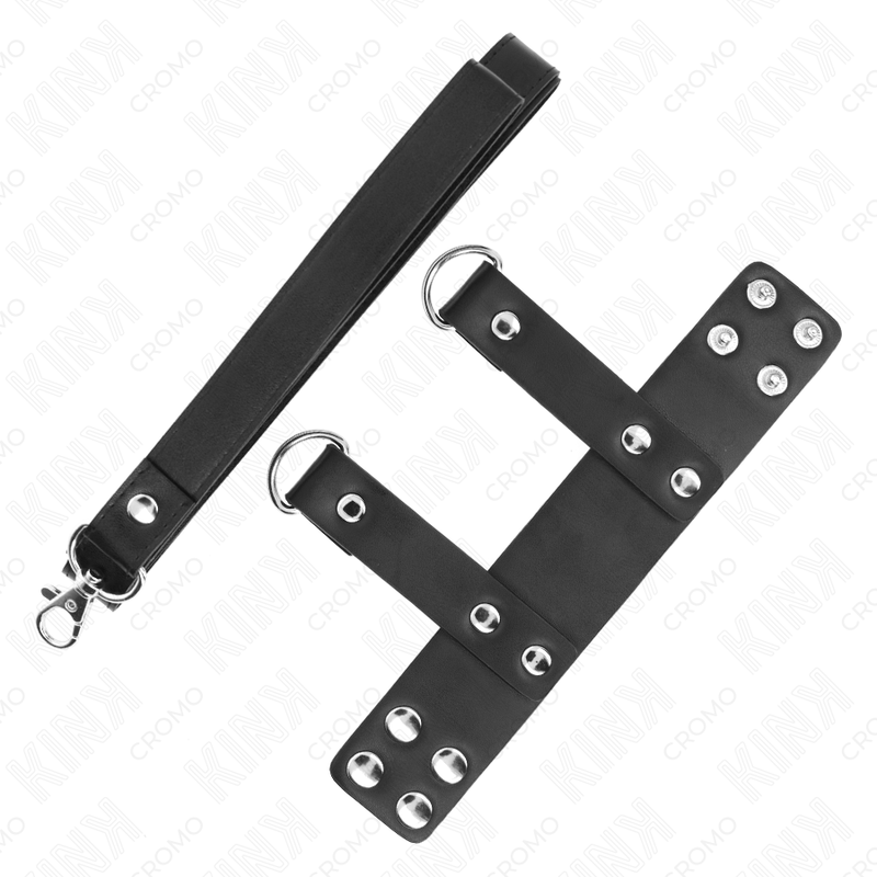 Anneau pénis en cuir ajustable avec sangle — KINK RING POWER