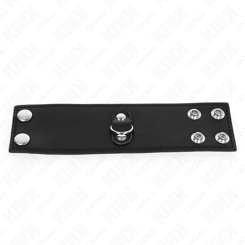 Anneau pénien en cuir à fermeture pression — KINK RING POWER