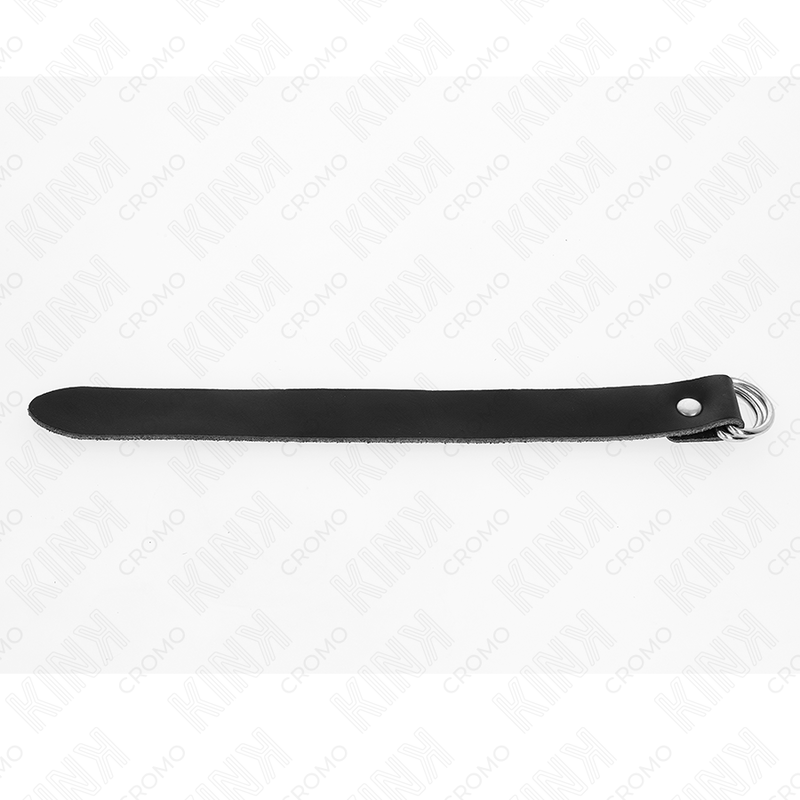 Anneau pénis en cuir avec fermeture à pression 22 x 2 cm — KINK RING POWER