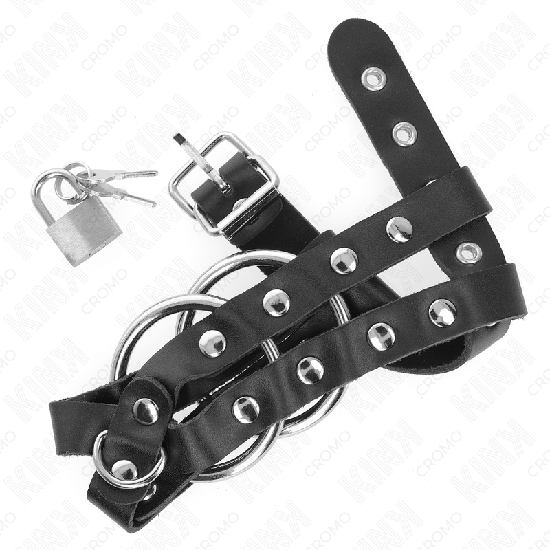 Cage à pénis réglable avec serrure — KINK RING POWER