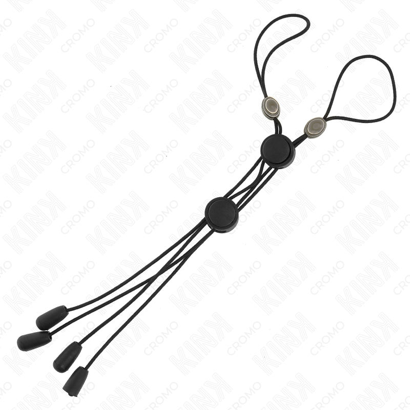 Pinces à tétons noires réglables avec élastique — KINK NIPPLE GRIP