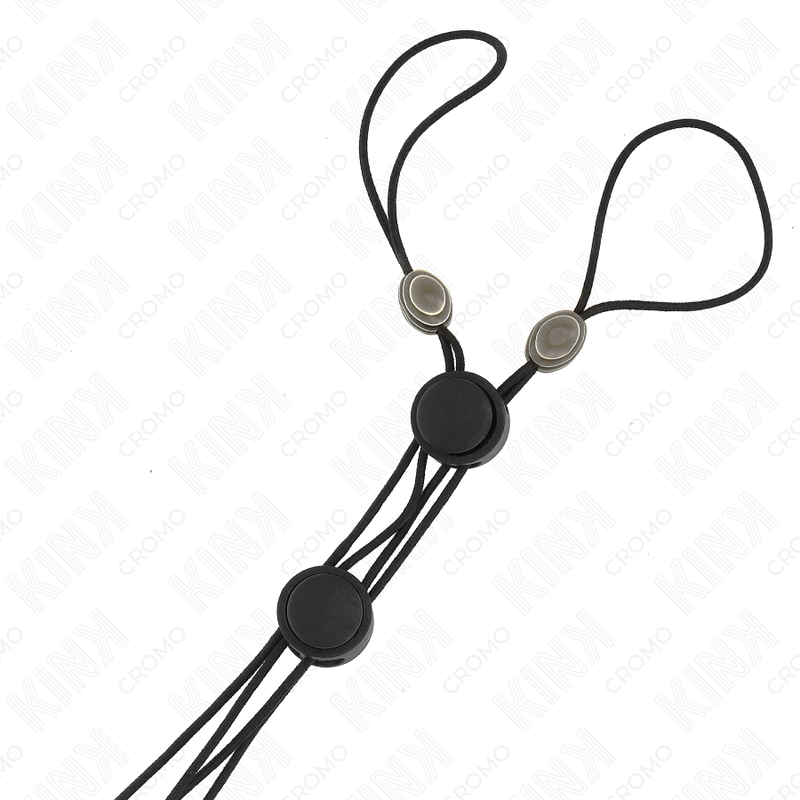 Pinces à tétons noires réglables avec élastique — KINK NIPPLE GRIP