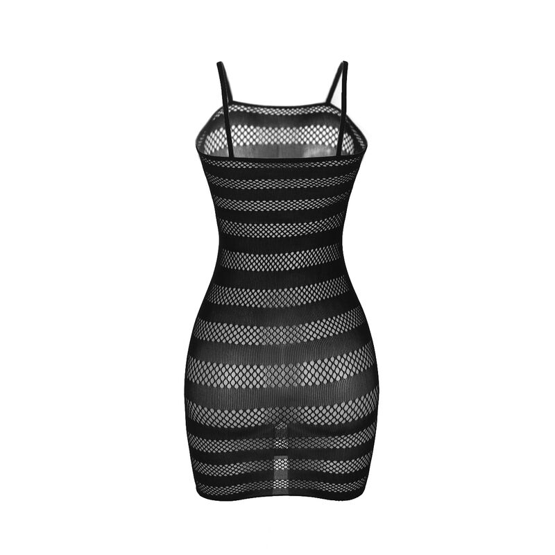 Bodystocking résille à rayures noires — SUBBLIME DRESSES