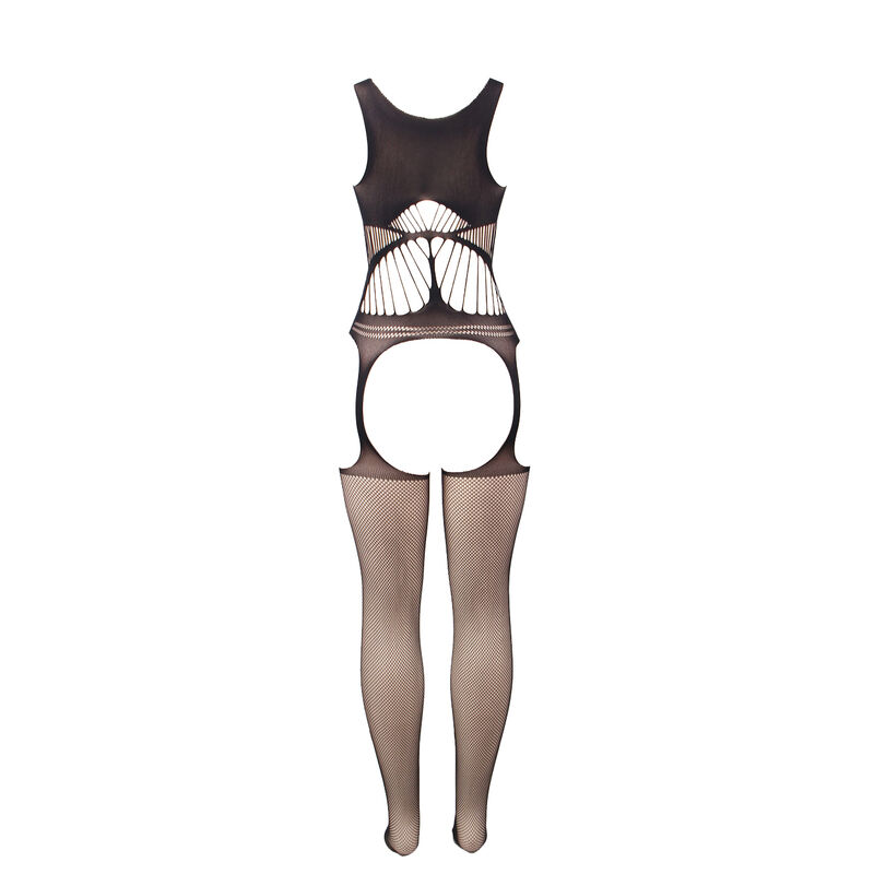 Body de renda aberto sem entrepernas com bojo e ombros nus — SUBBLIME BODYSTOCKINGS